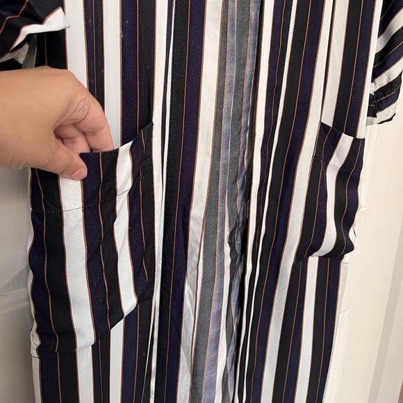 Aritzia Wilfred Durante Stripe Robe Jacket XS - Picture 7 of 16
